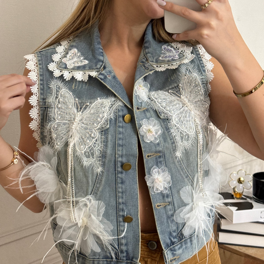 Vest jeans Mariposas