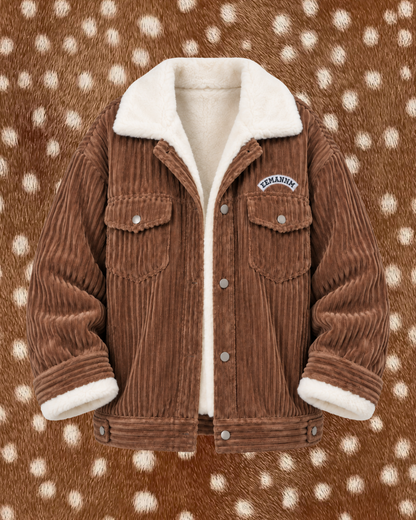 Chaqueta cotele café