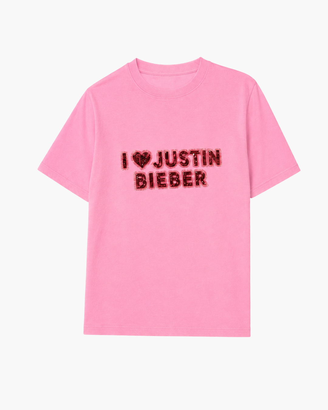 Polera I love Justin
