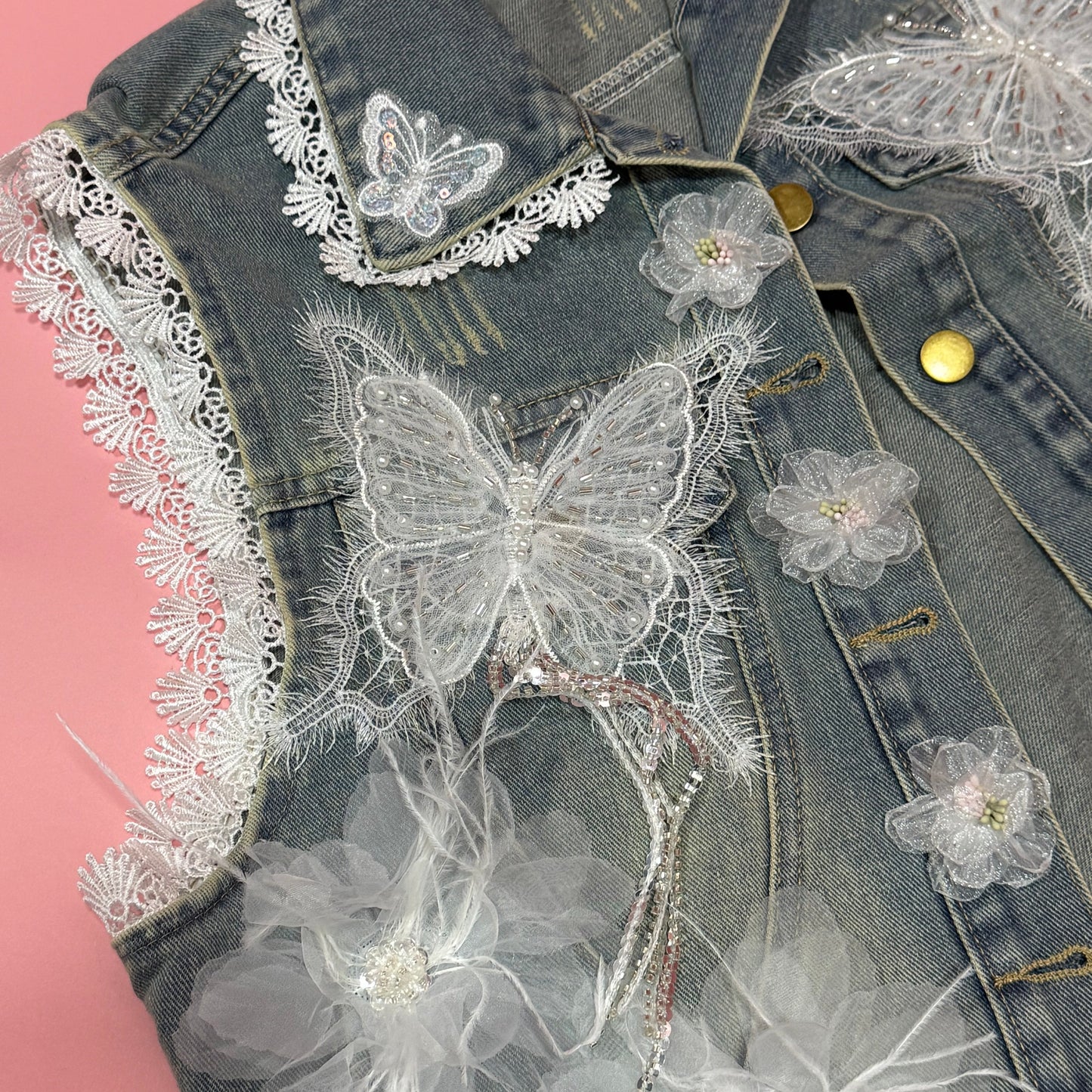 Vest jeans Mariposas