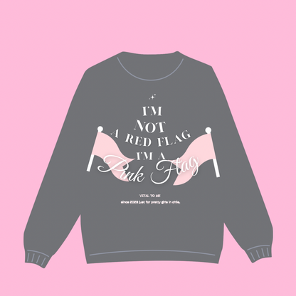 Poleron Vital Oversize Gris