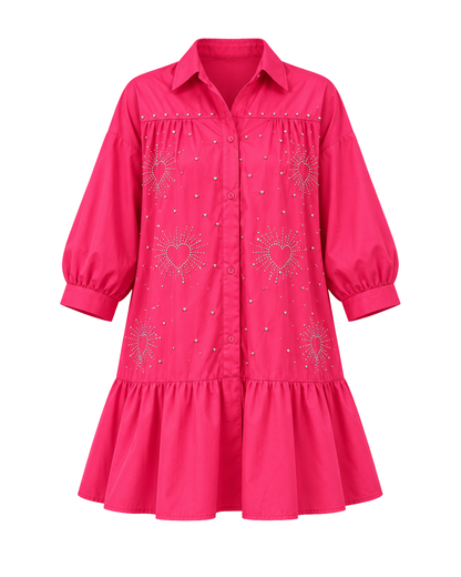 Vestido chic pink