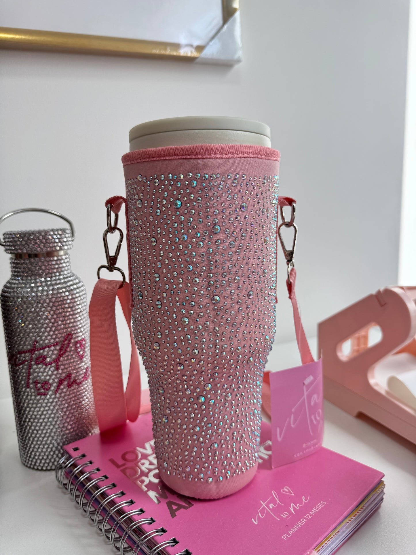 Bolso Tumbler ajustable Rosa