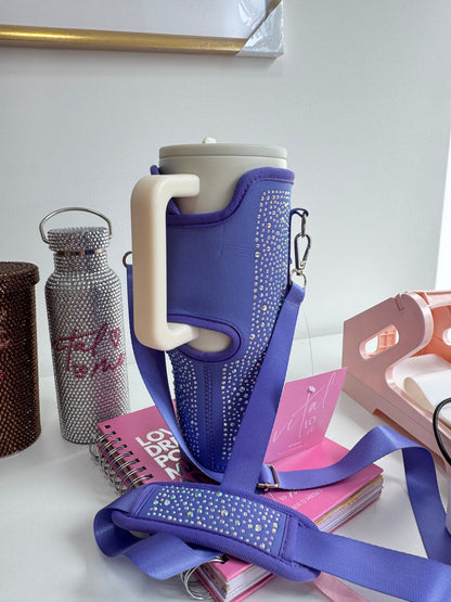 Bolso Tumbler ajustable Bolsillo Morado