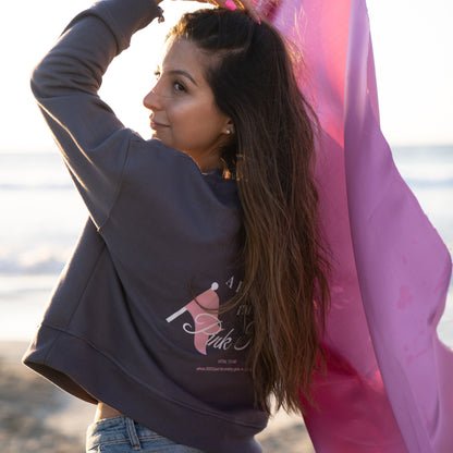 Poleron Vital Oversize Gris