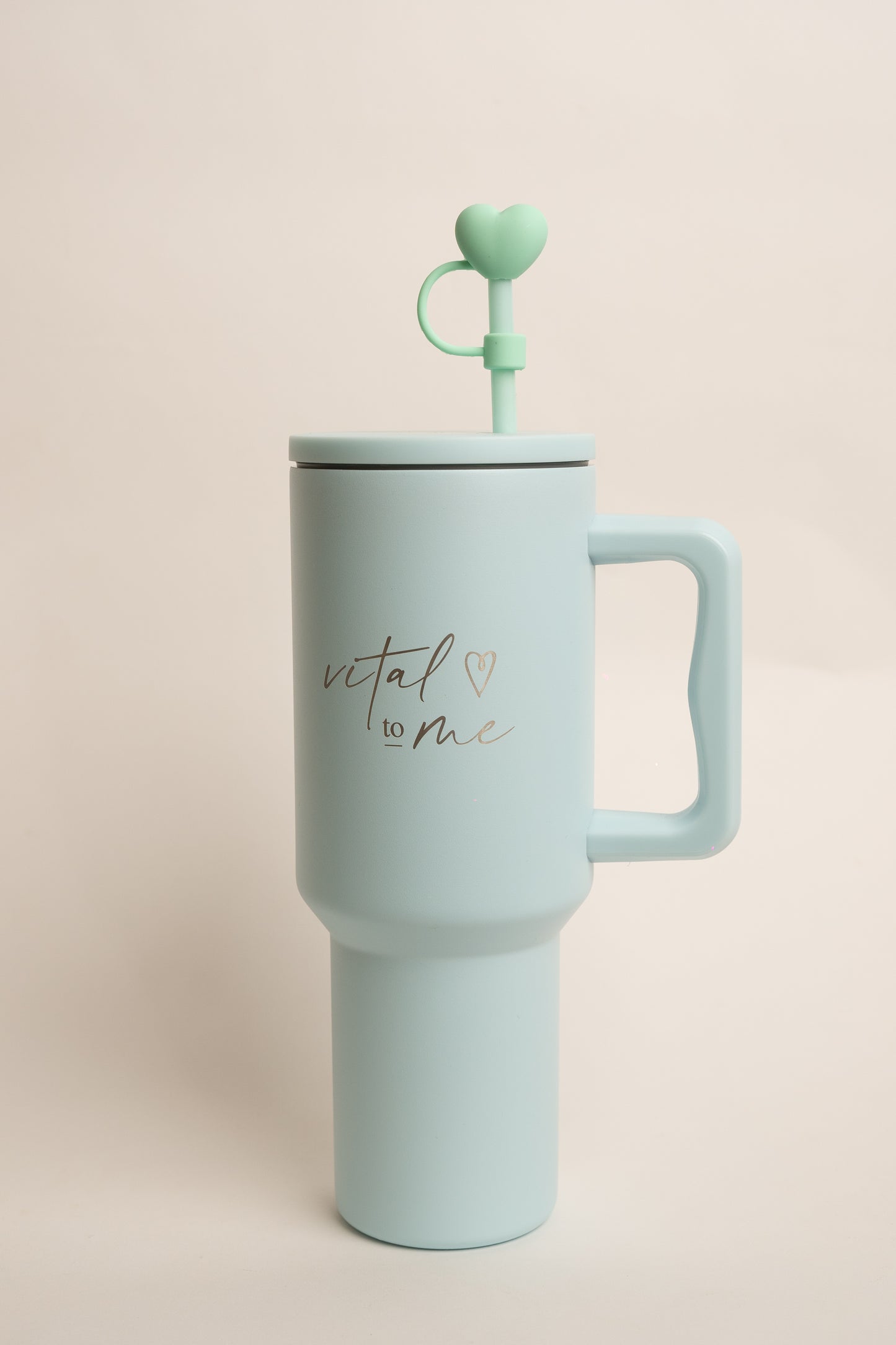 Tapa heart tumbler verde