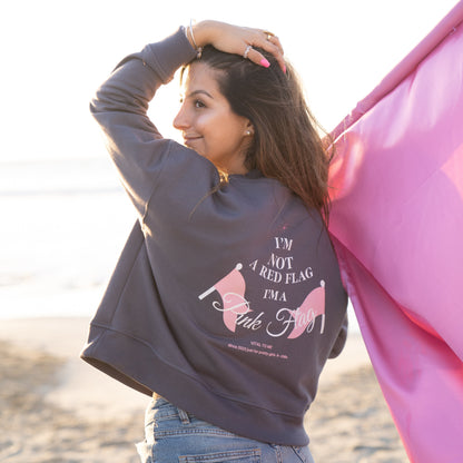 Poleron Vital Oversize Gris