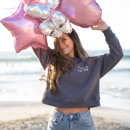 Poleron Vital Oversize Gris