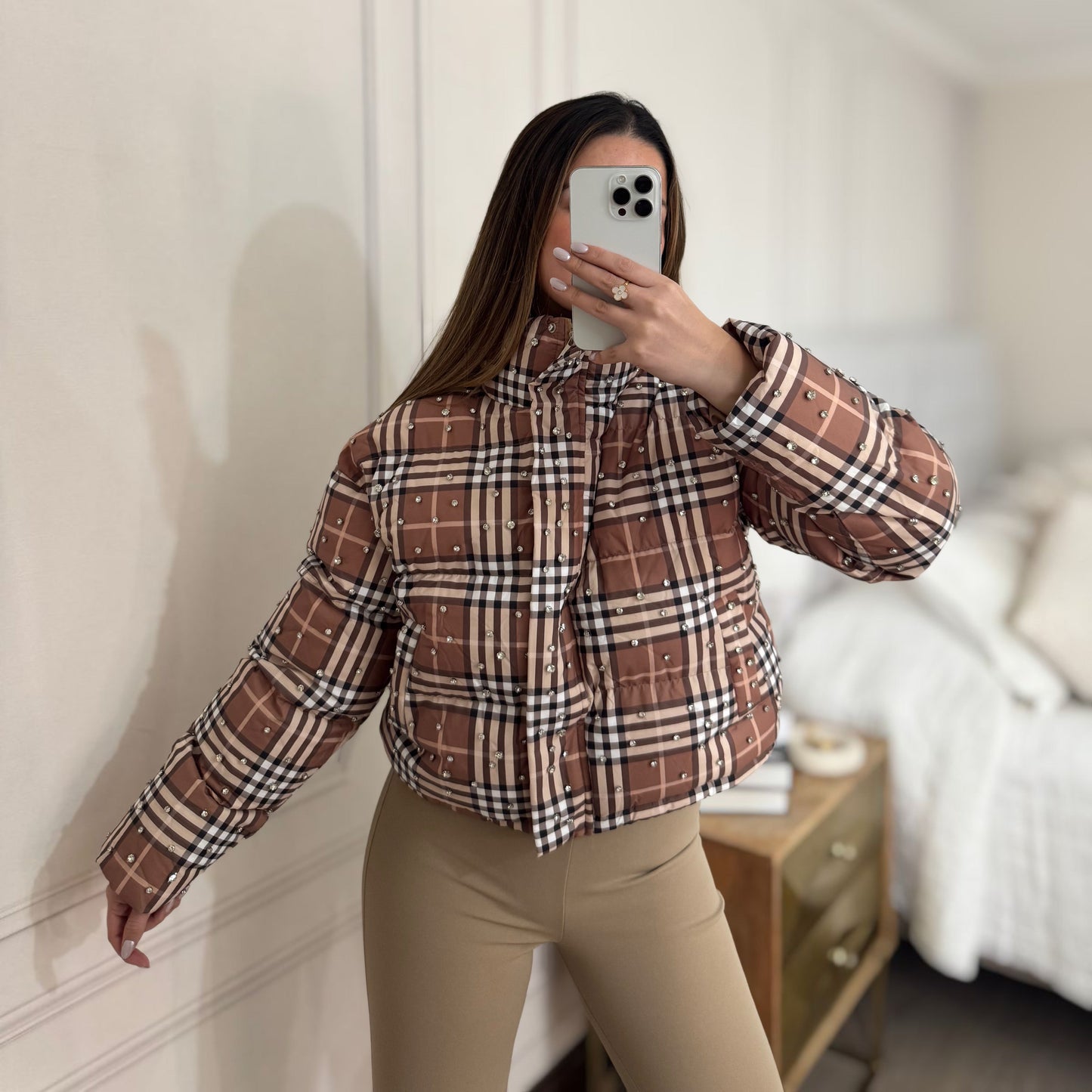 Parka cuadrille Brillos