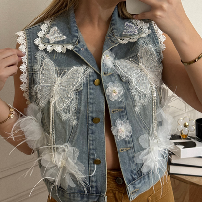 Vest jeans Mariposas