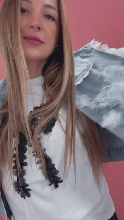 Vest jeans Mariposas