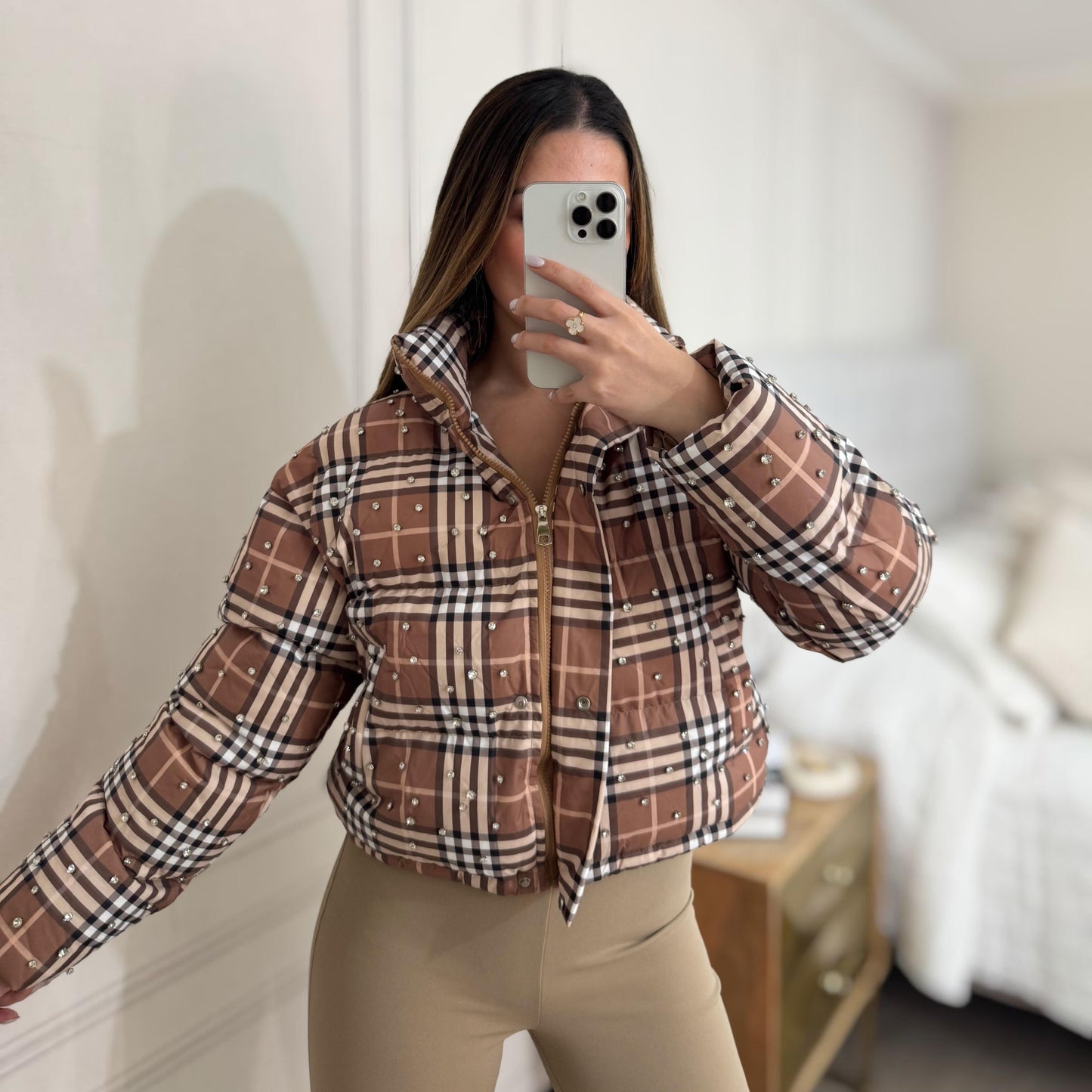 Parka cuadrille Brillos